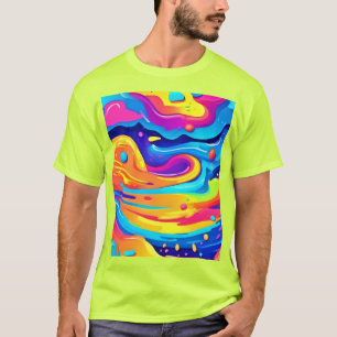 Camiseta Redemoinhos de Tinta Cósmica