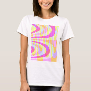 Camiseta redemoinhos dos anos 70