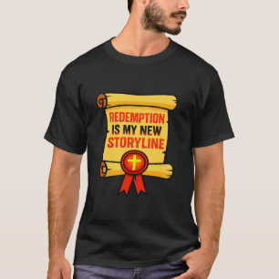 Camiseta Redenção é Minha Nova Linha de História Fé Cristã