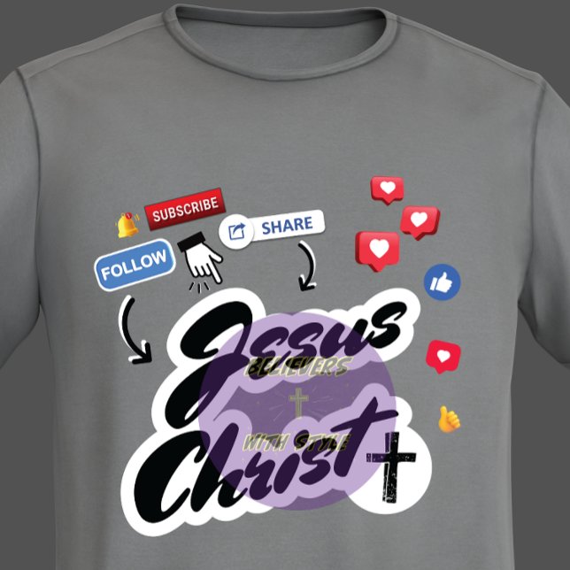 Camiseta Redes sociais - Cristão (Criador carregado)