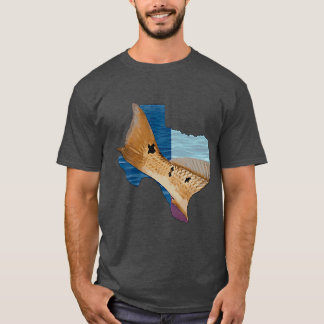 Camiseta Redfish Teas Flag Fishing 1514