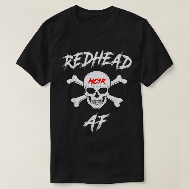 CAMISETA REDHEAD AF MC1R SKULL (Frente do Design)