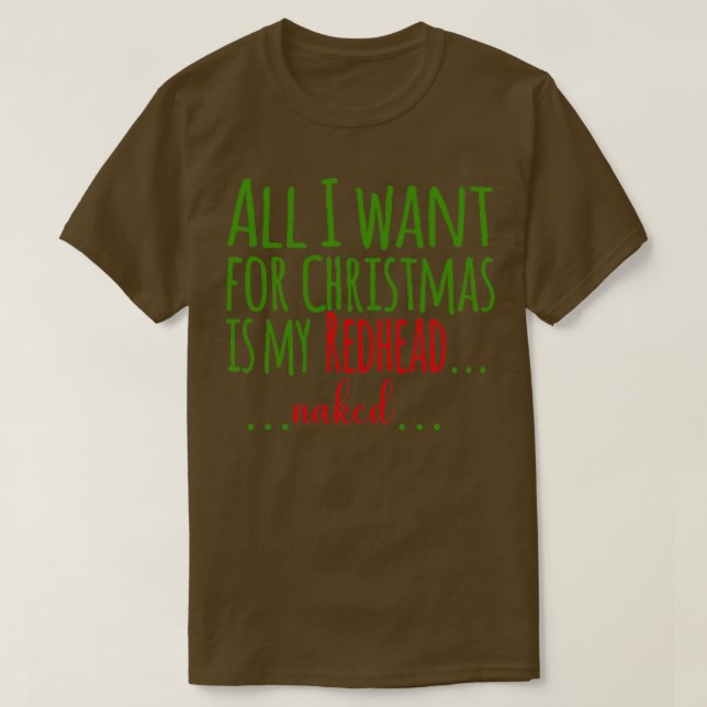 CAMISETA REDHEAD CHRISTMAS (Frente do Design)