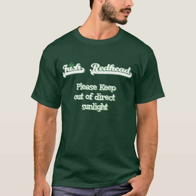 Camiseta Redhead irlandês (Frente)