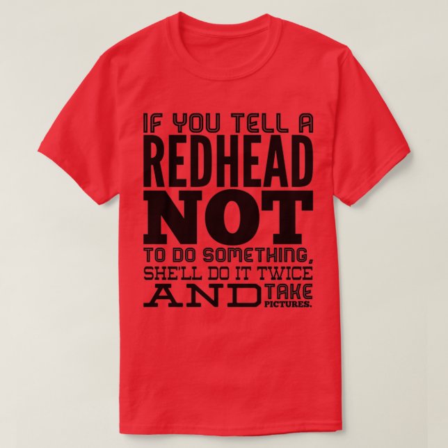 CAMISETA REDHEAD LOVERS 3 (Frente do Design)