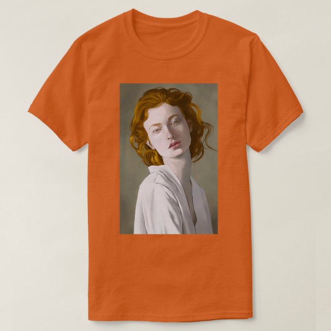 Camiseta Redhead Portrait (Frente do Design)