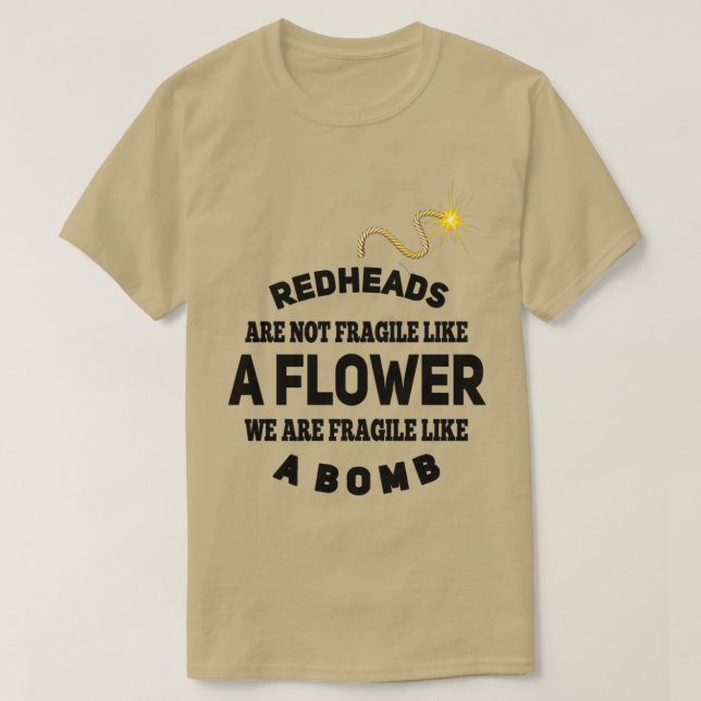 CAMISETA REDHEADS É COMO UMA BOMBA (Frente do Design)