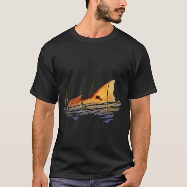 Camiseta Redi-fish de Cauda na Grama (Frente)