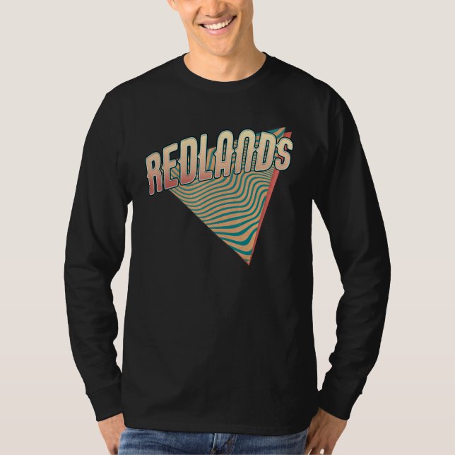 Camiseta Redlands California Throwback Retro (Frente)
