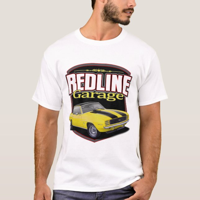 Camiseta Redline a garagem Camaro (Frente)