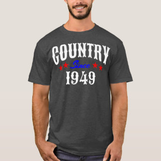 Camiseta Redneck 73 Year Old Born in 1949 Country Music 73r