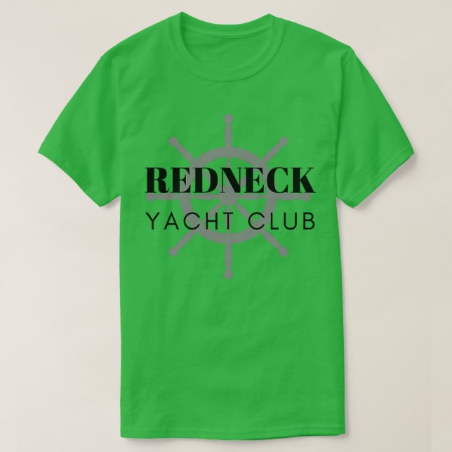 Camiseta Redneck Yacht Club (Frente do Design)
