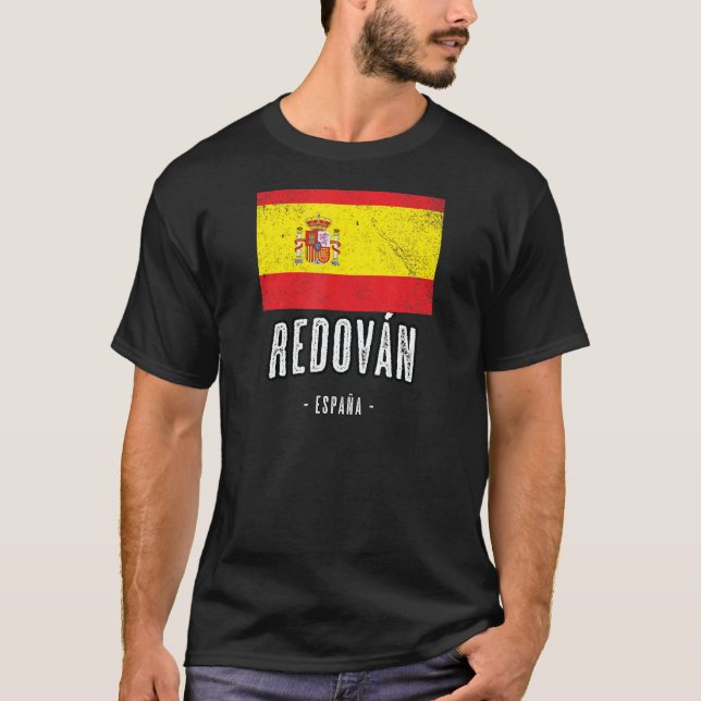 Camiseta Redovn Espanha ES Sinalizador Bandera da cidade Ro (Frente)
