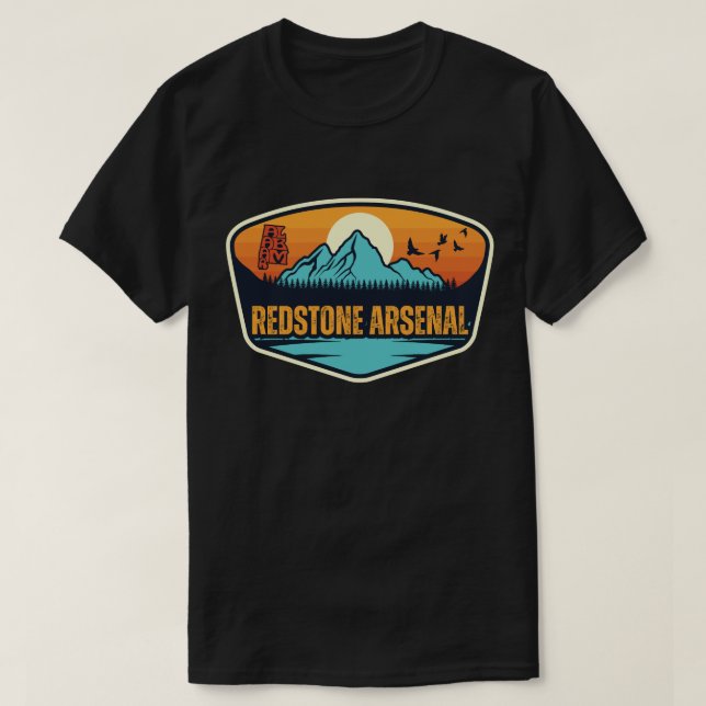 Camiseta Redstone Arsenal, Alabama (Frente do Design)