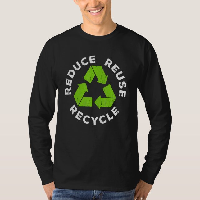 Camiseta Reduce Reuse Recycle Earth Day 2023 (Frente)
