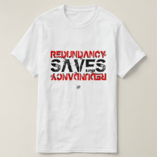Camiseta Redundancy nerd piada v1