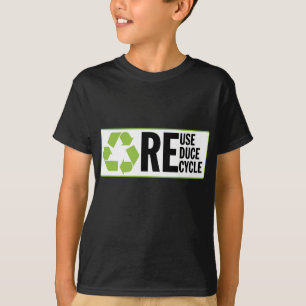 Camiseta Reduza o reciclar reusar