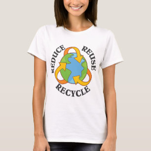 Camiseta Reduza o reciclar reusar
