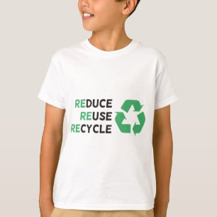 Camiseta Reduza, reúso, produtos do reciclar & design!