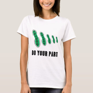 Camiseta Reduza sua pegada do carbono