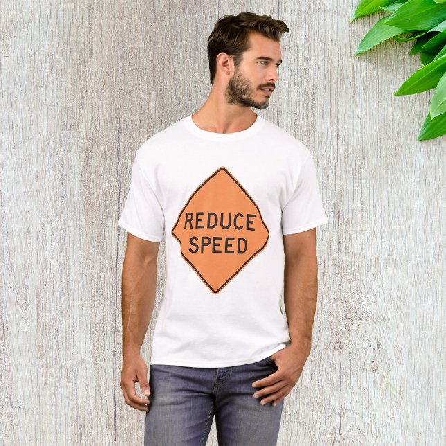 Camiseta Reduzir o Sinal de Velocidade (Criador carregado)