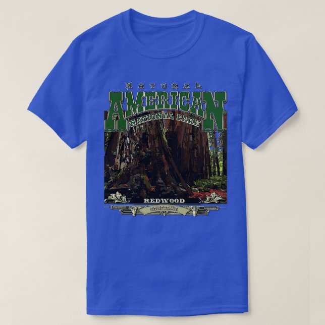Camiseta Redwood National Park California (Frente do Design)