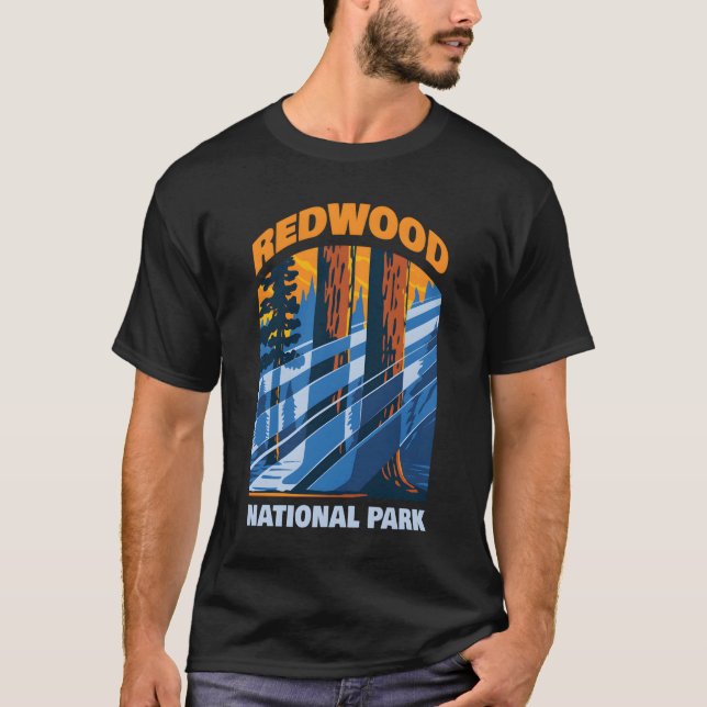 Camiseta Redwood Us National Park California (Frente)