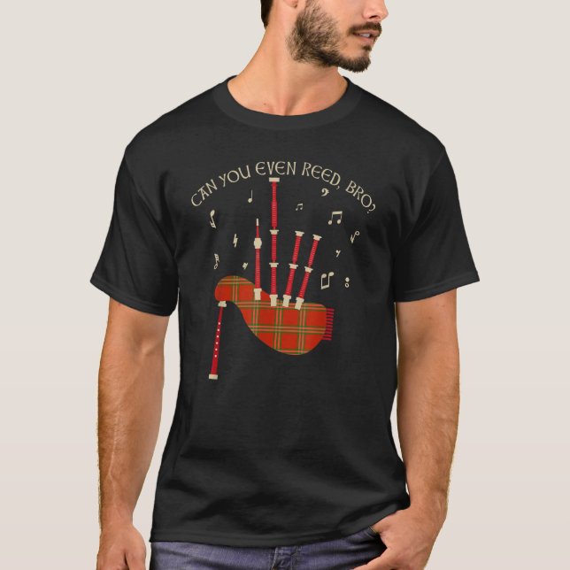 Camiseta Reed Bagpiper Bagpipe Player Bagpipe (Frente)
