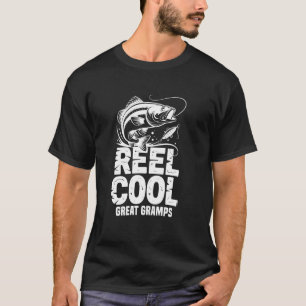 Camiseta Reel Cool Bisavô Pescaria Avô Dia dos Pais