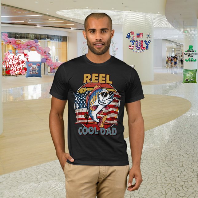 Camiseta "Reel Cool Dad" do Dia dos Pais (Criador carregado)