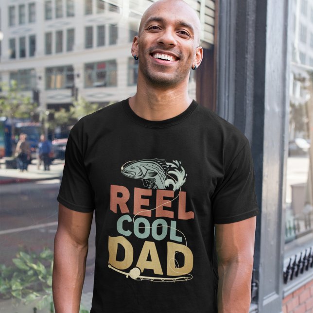 Camiseta Reel Cool Dad Fisherman Dad (Criador carregado)