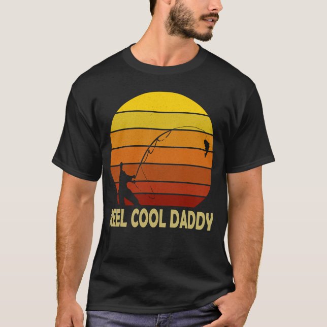 Camiseta Reel Cool Daddy Shirt Fishing Father's Day (Frente)