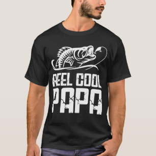 Camiseta Reel Cool Papa Shirt Fishing Father's Day