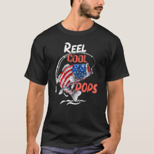 Camiseta Reel Cool Pops Bandeira Americana Dia dos Pais Pes
