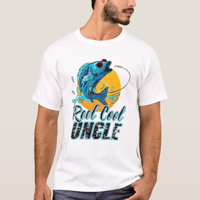 Camiseta Reel Cool Uncle Fishing (Frente)
