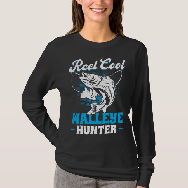 Camiseta Reel Cool Walleye Hunter (Frente)