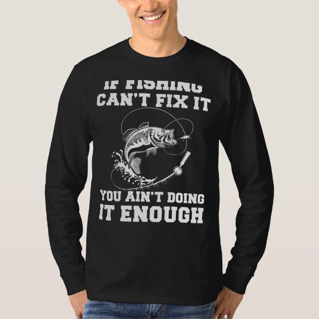 Camiseta Reel in the Laughs: Se a Capa de Pescar Conserta,  (Frente)