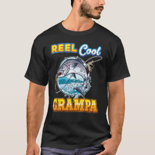 Camiseta Reel Legal Grampa Pai de Pesca Dia Pai Pai