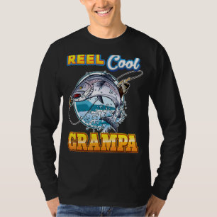 Camiseta Reel Legal Grampa Pai de Pesca Dia Pai Papa Dadd