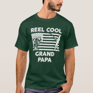Camiseta Reel Legal Grandpapa Pai Avô Anglês Fish