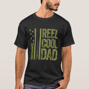Camiseta Reel Legal Pai Pesca Papa Veterano Patrimônio Retr