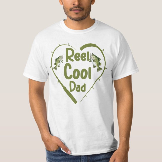 Camiseta Reel Legal Pai, presente para pescador (Frente)
