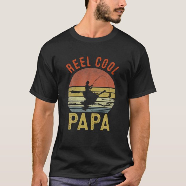 Camiseta Reel Legal Papa Pescador Dia de os pais de Present (Frente)