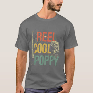 Camiseta Reel Legal Papoila Funny Retro Vintage Pesca Vovô
