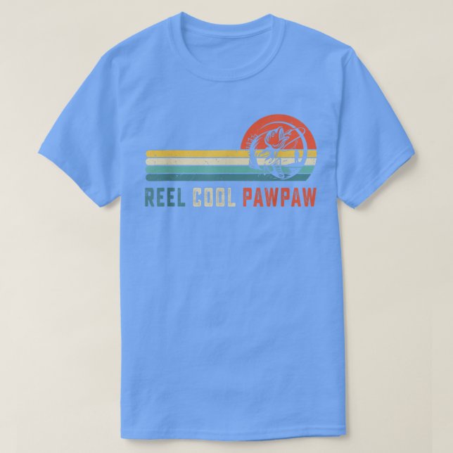 Camiseta Reel Legal Pawpaw Pai de pesca Dia de os pais Fi (Frente do Design)