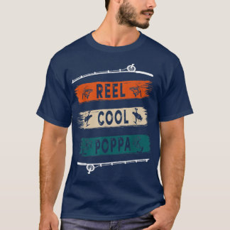Camiseta Reel Legal Poppa Pescador Engraçado Teia de Pesca