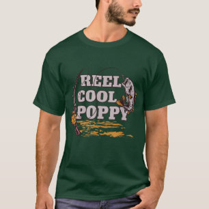 Camiseta Reel Legal PoppyPesca Avô Orgulhento Fisher Orgulh