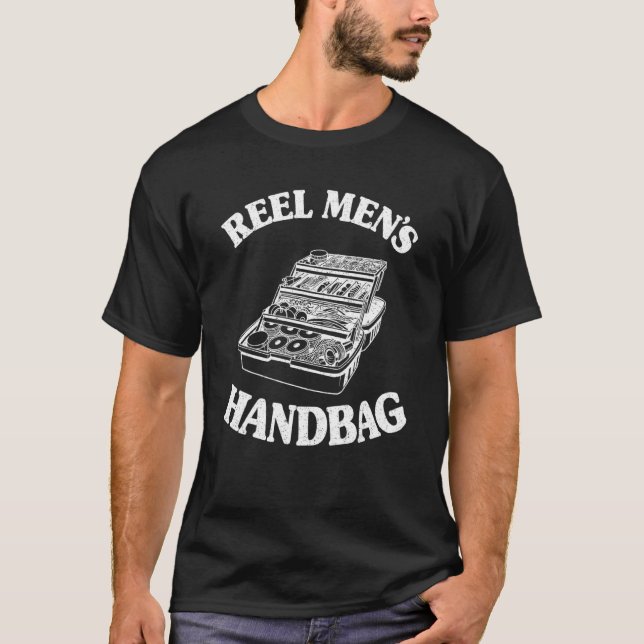 Camiseta Reel Men's Handbag Pai Pescador Box Bass F (Frente)