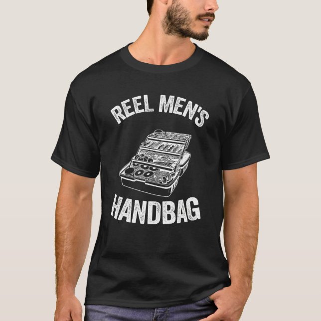 Camiseta Reel Men's Handbag Pai Pescador Box Bass F (Frente)