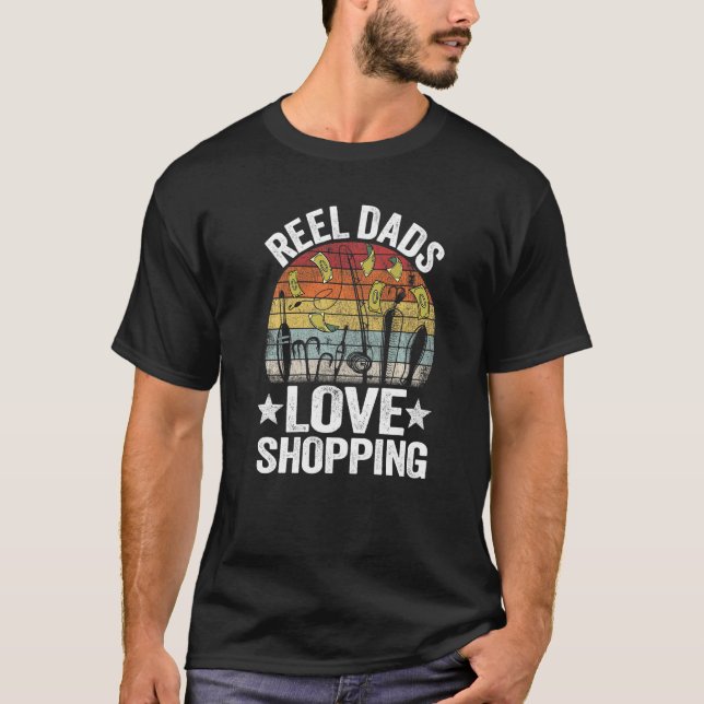 Camiseta Reel Pais Adoram Comprar o vovô Pescador Gear Bas (Frente)